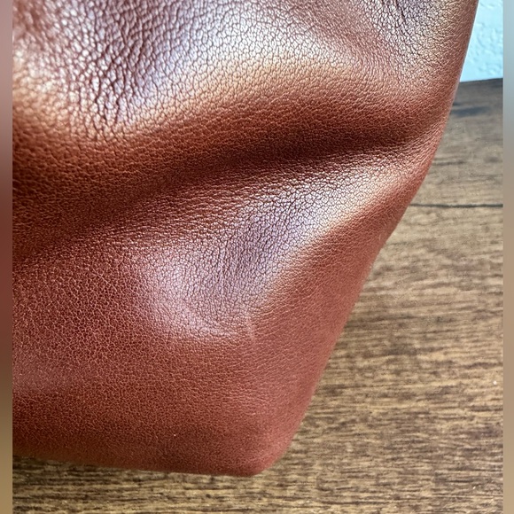 Dooney & Bourke Florentine Large Zip Barlow Tote - Chestnut In Color - Picture 9 of 15